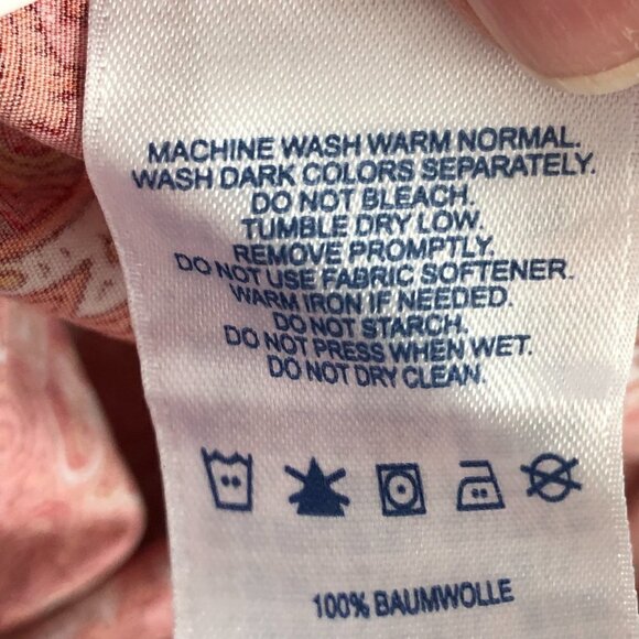 LANDS' END Paisley Shirt - Picture 10 of 12